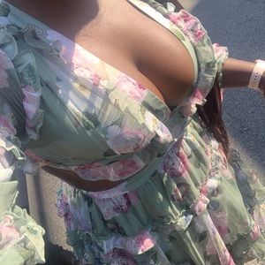 Floral summertime dress